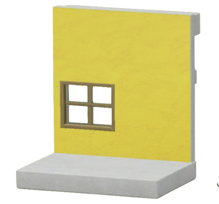 きいろいペイントウォール画像