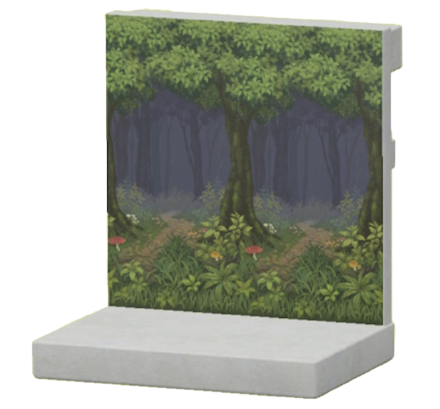 キノコのもりのかべ画像