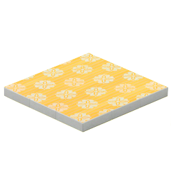 きいろいフラワーフローリング画像