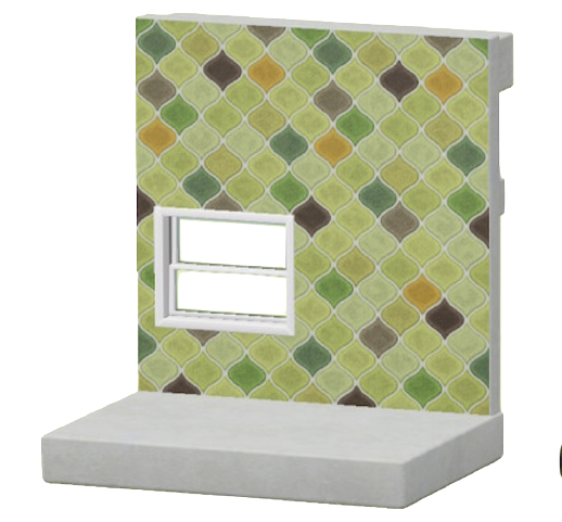 きみどりモロッカンタイルかべ画像