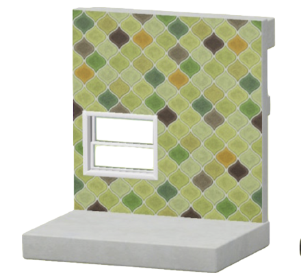 きみどりモロッカンタイルかべ画像