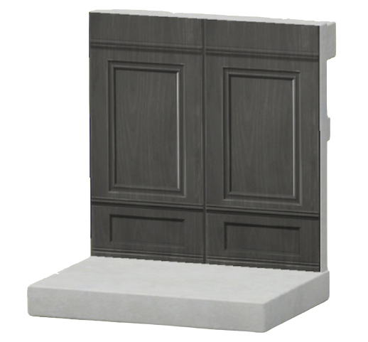 くろいホールのかべ画像