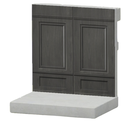 くろいホールのかべ画像