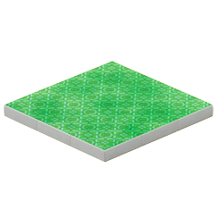 グリーンレトロなゆか画像