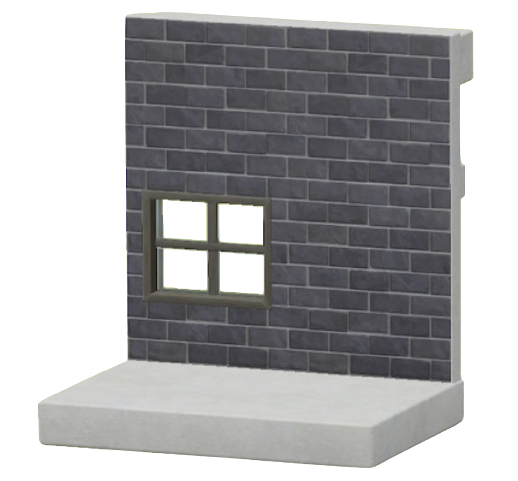 くろレンガのかべ画像