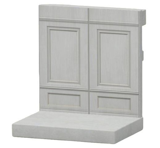 しろいホールのかべ画像