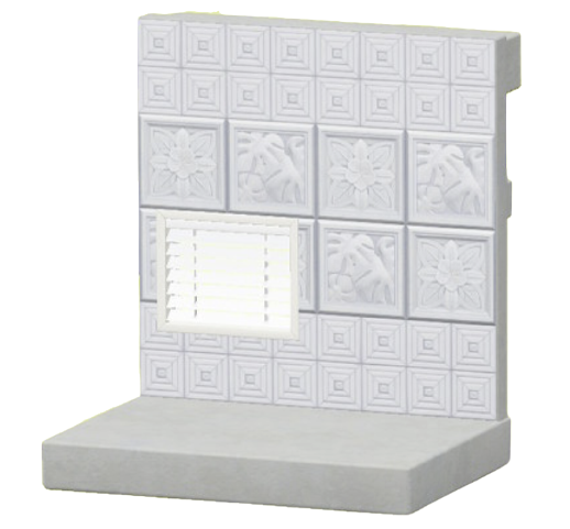 しろいボタニカルのかべ画像