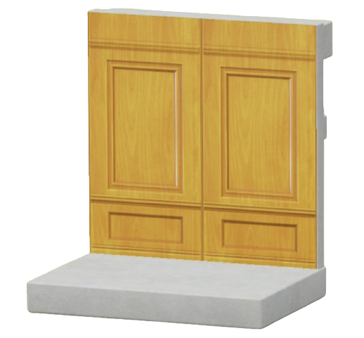 ちゃいろいホールのかべ画像