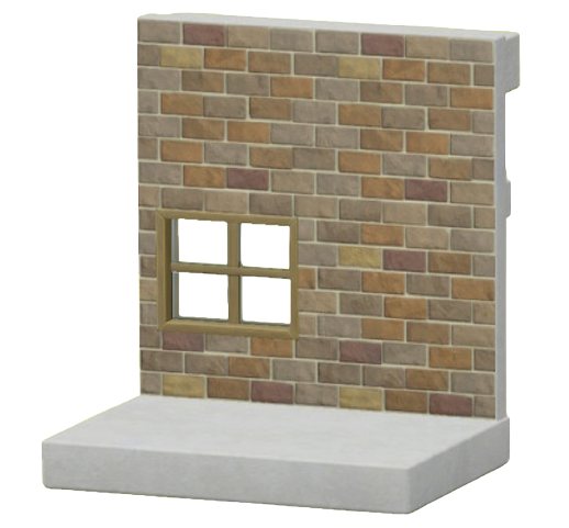 ちゃいろいレンガのかべ画像