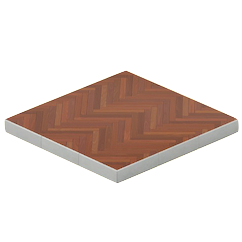 ダークなヘリンボーンのゆか画像