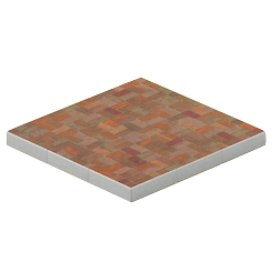 ちゃいろいレンガのゆか画像