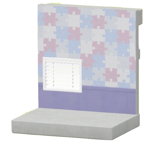 パープルパズルかべがみ画像