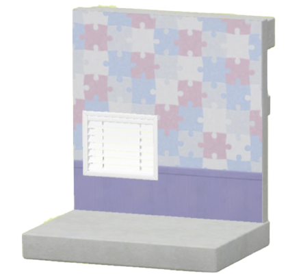 パープルパズルかべがみ画像