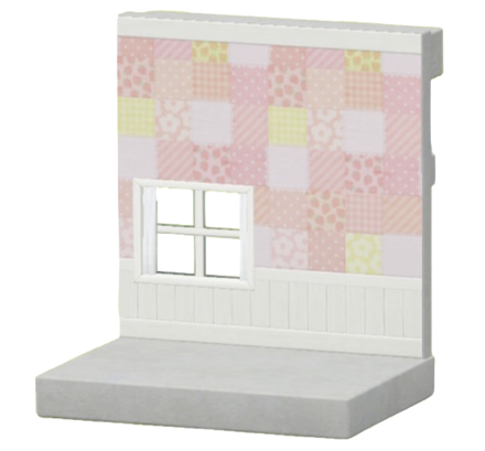 ピンクキルトのかべ画像