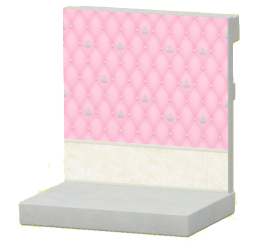 ピンククラウンのかべがみ画像