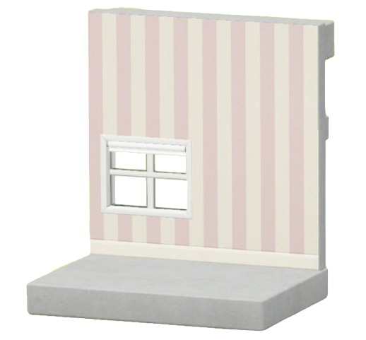 ピンクストライプのかべがみ画像