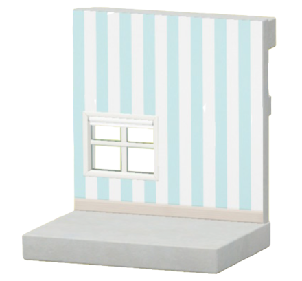 ブルーストライプのかべがみ画像