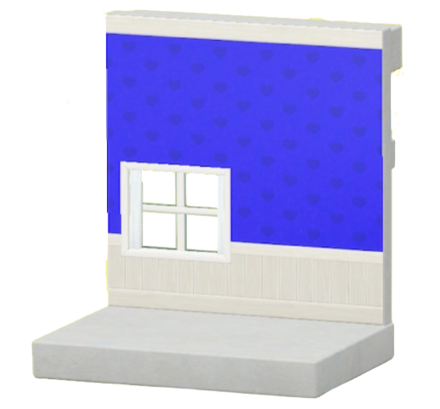 ブルーなキュートのかべ画像