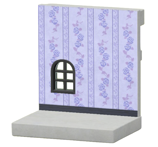 むらさきのバラのかべがみ画像