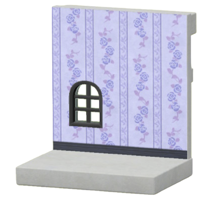 むらさきのバラのかべがみ画像