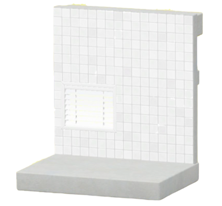 モノクロタイルのかべ画像