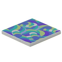 なみもようのゆか画像