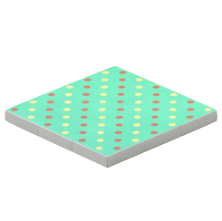 ミントドットカーペット画像