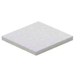 ホワイトハニカムタイルのゆか画像