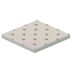 フローラルなモザイクタイル画像