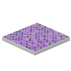 むらさきのモロッカンタイルゆか画像