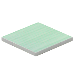 みどりのペイントフローリング画像