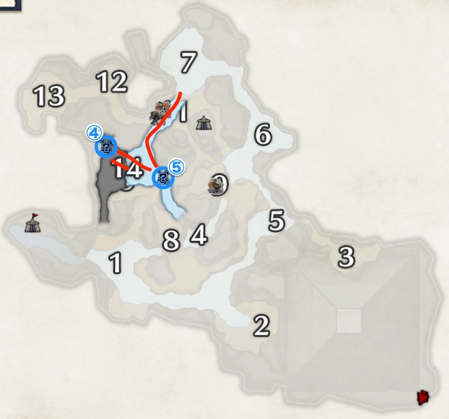 おすすめ周回ルート下層