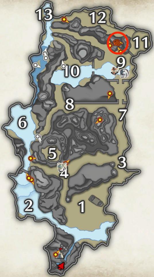 ボムガスガエルの大社跡