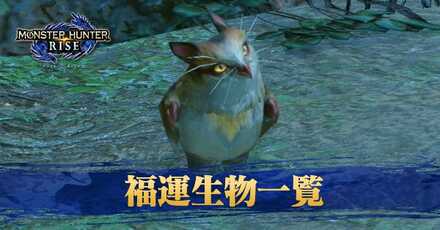 モンハンライズ 福運生物 珍しい生物 一覧 Mhrise ゲームエイト モンハンライズ 福運生物 珍しい生物 一覧 Mhrise ゲームエイト