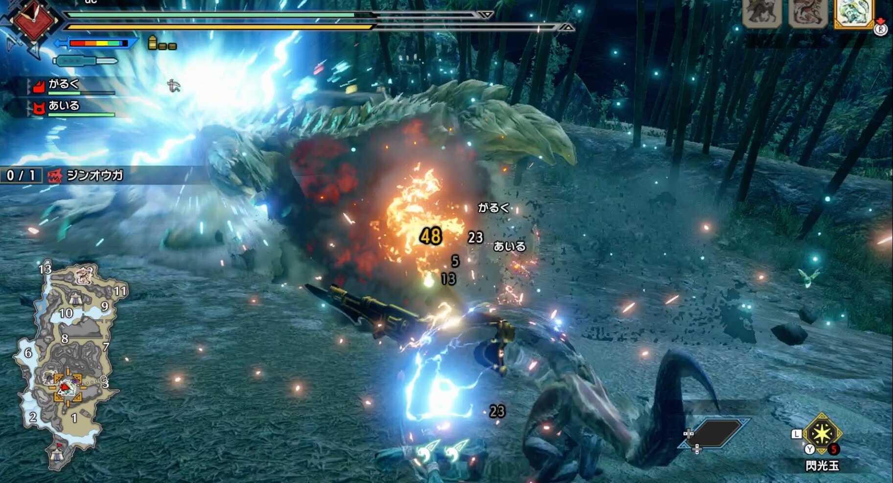 雷属性やられはウチケシの実ですぐに解除