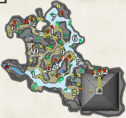 水没林のその他の環境生物マップ