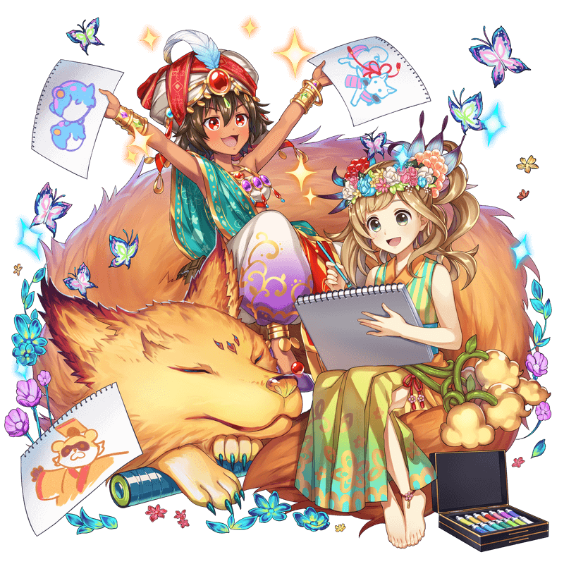 オセロニアの［皮算用の夢］クロリス＆鈴里の画像