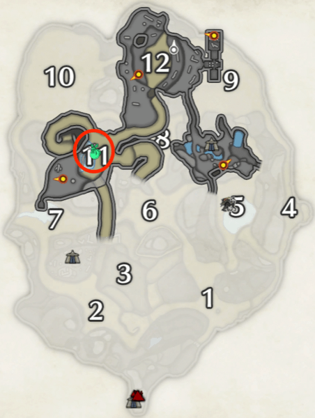 回復ミツムシの砂原