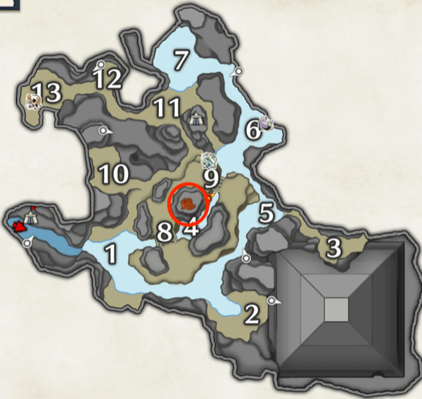 ボムガスガエルの水没林