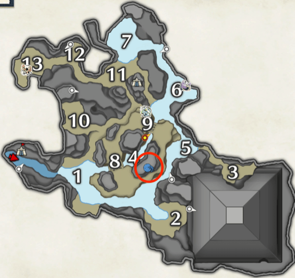 泥玉コロガシの水没林