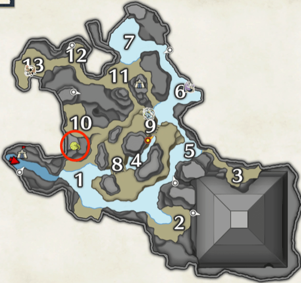 雷毛コロガシの水没林