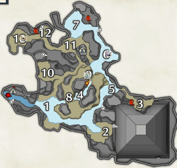 提灯オバケムシの水没林