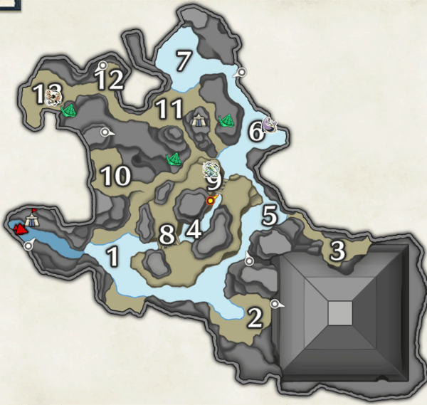 アメフリツブリの水没林