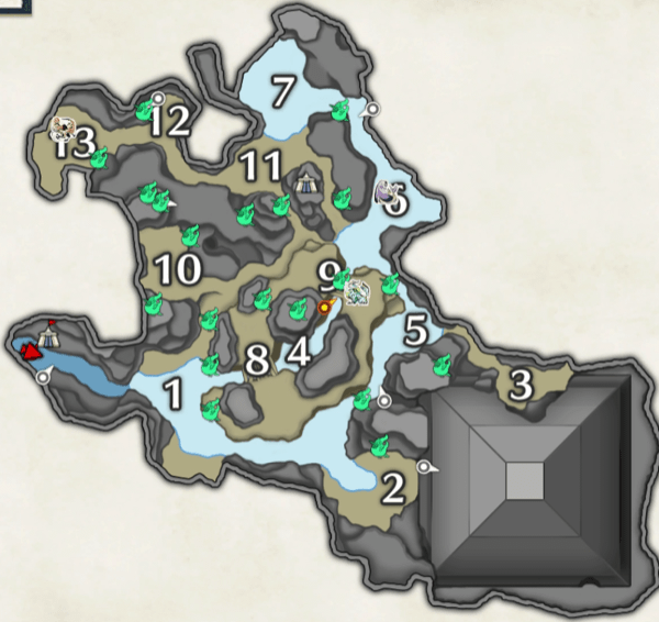 緑ヒトダマドリの水没林