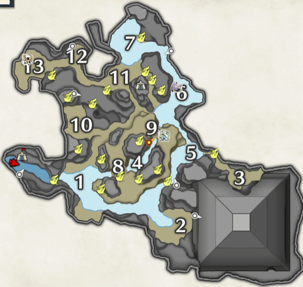 黄ヒトダマドリの水没林