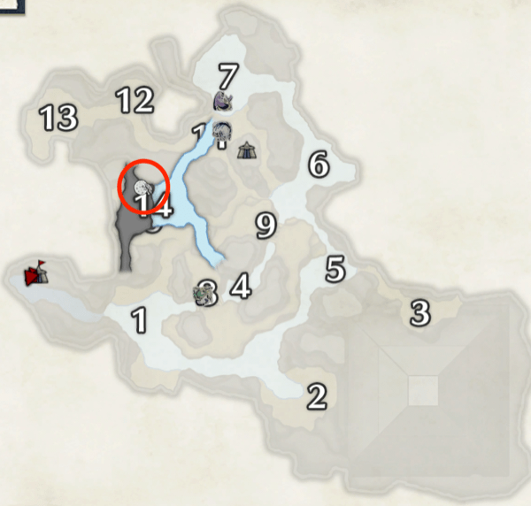 雪石コロガシの水没林