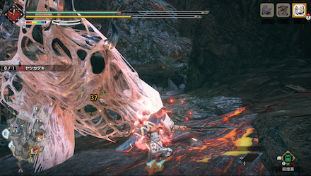 ヤツカダキ　糸破壊