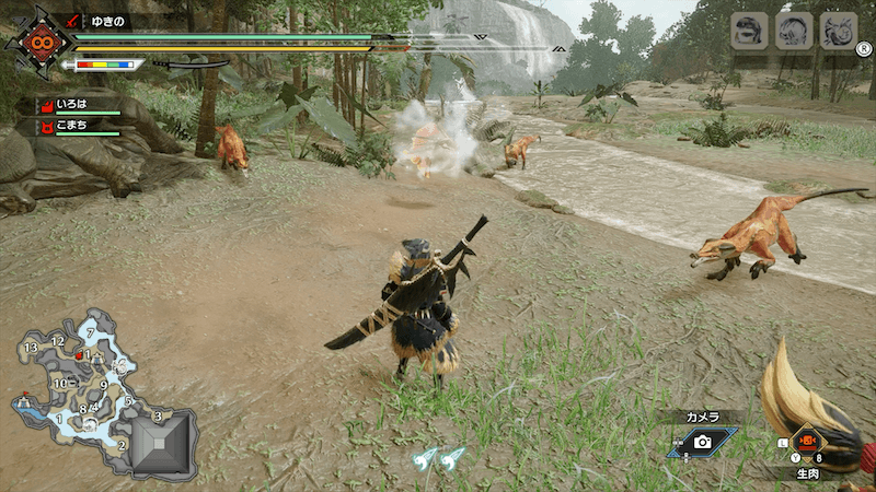 モンスターを引きつける