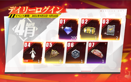 デイリーログインの画像