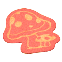 キノコのラグ画像